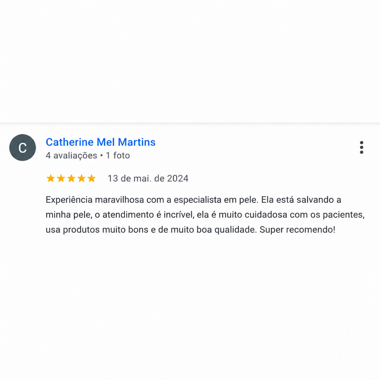 Depoimento Caterine