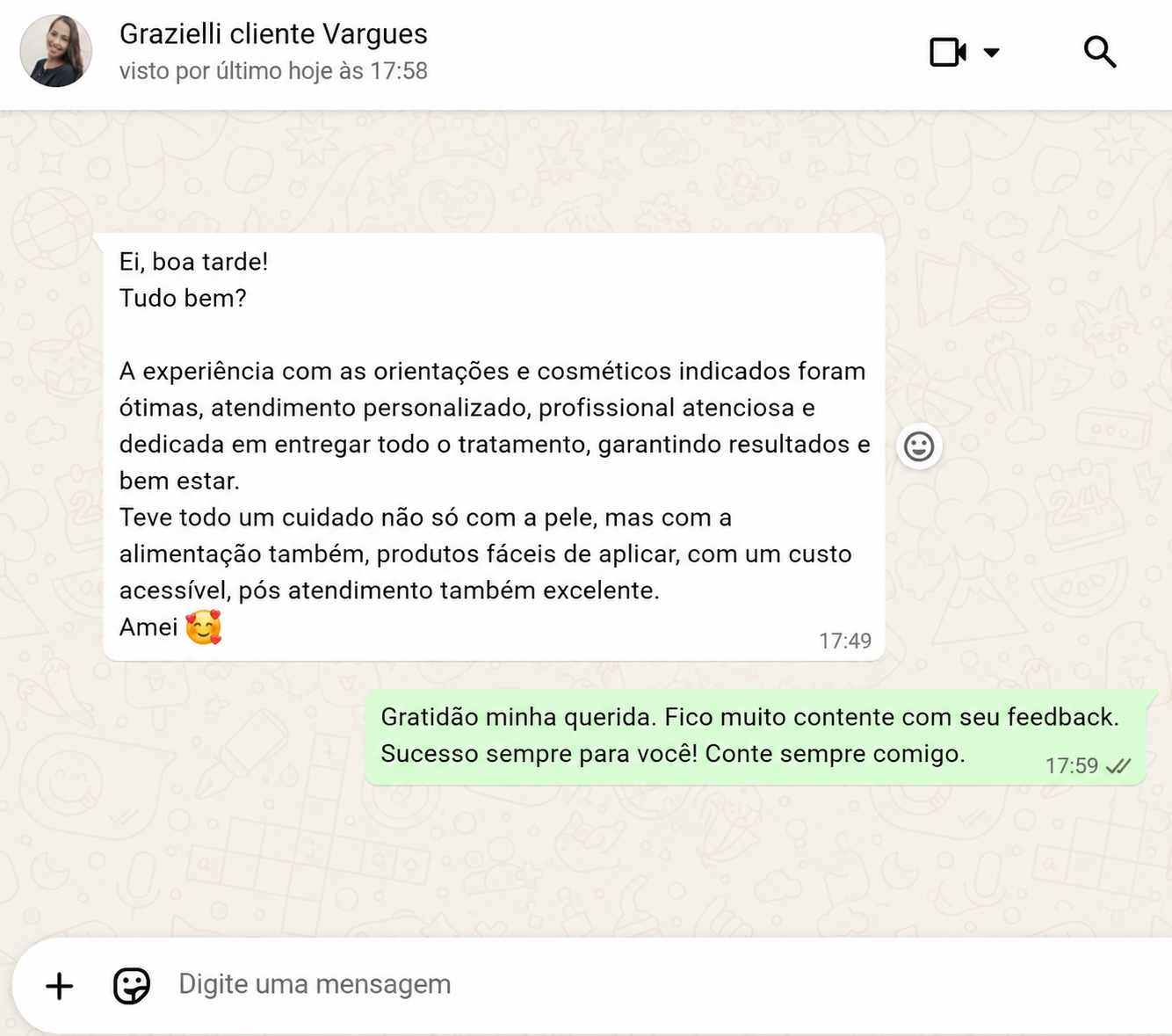 Depoimento Grazielli