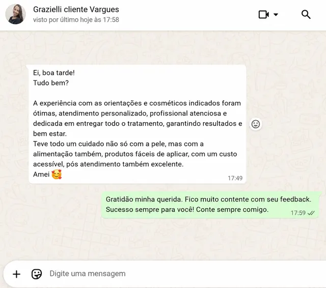 Depoimento Grazielli