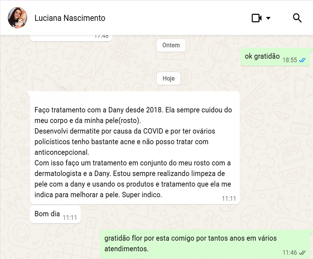 Depoimento Luciana