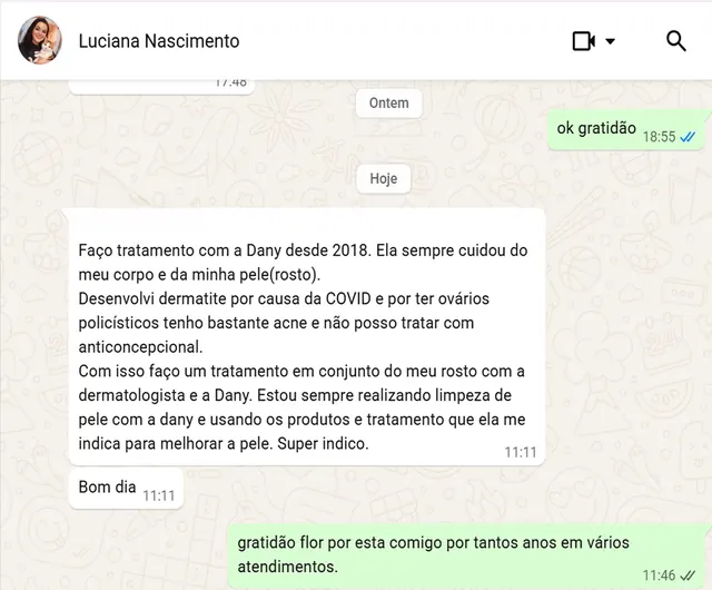 Depoimento Luciana